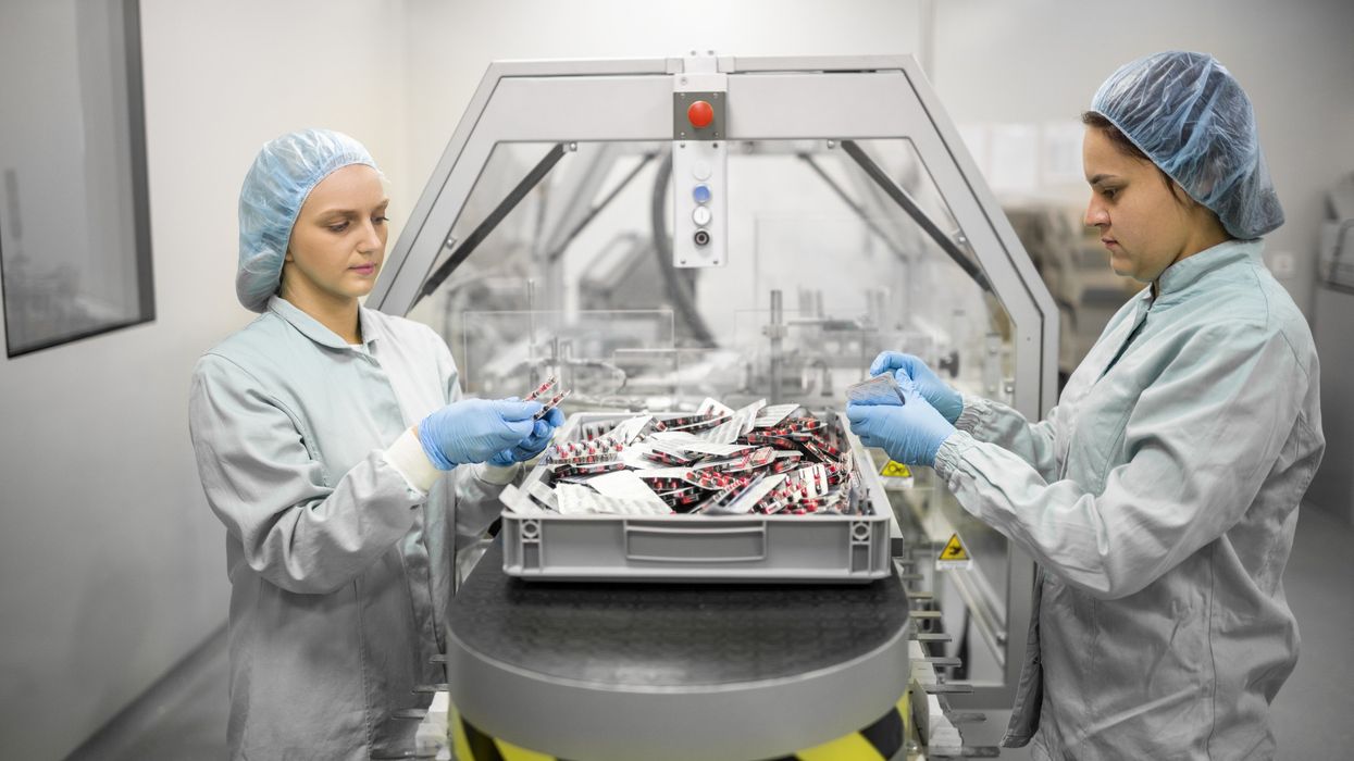 Cargo plane unloading pharmaceuticals at US airport amid tariff concerns and stockpiling