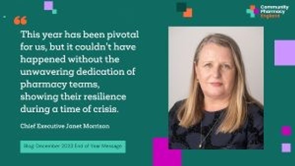 Community Pharmacy England CPE chief executive Janet Morrison 1