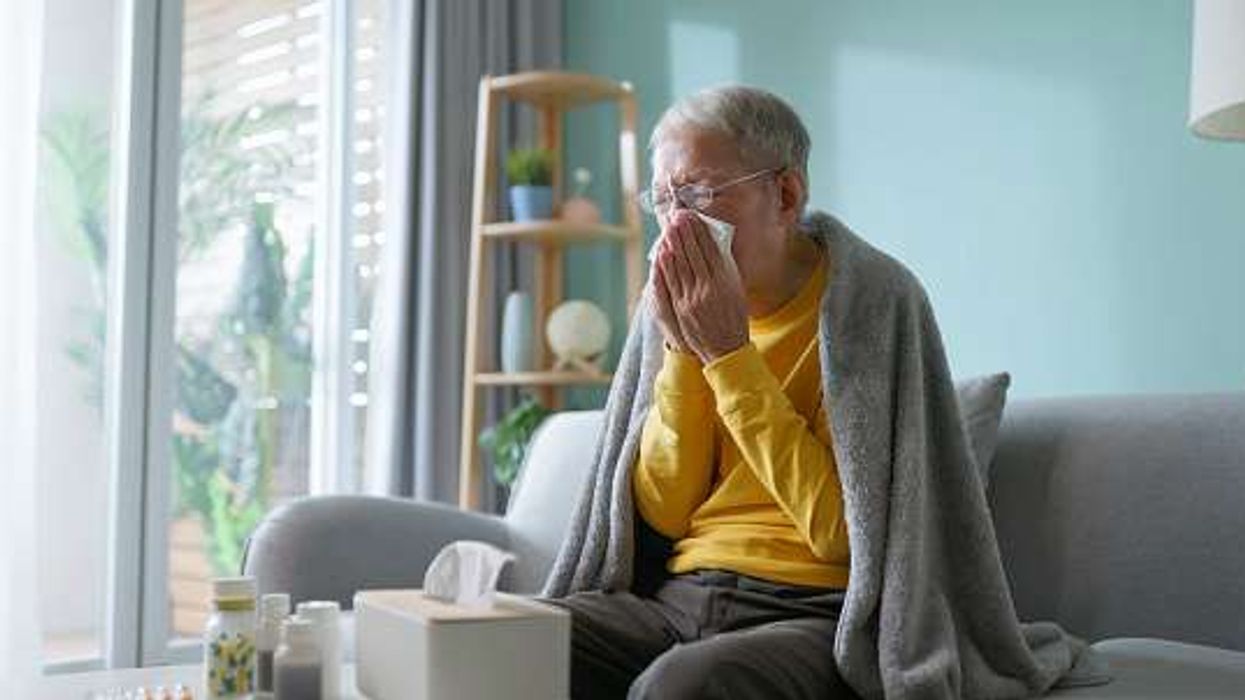flu rates high over 85s
