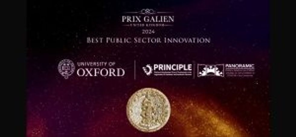 Galien Awards ceremony; mahendra patel and University of Oxford team ; principle trials and panoramic trials ; pharmacy; community pharmacy; best public sector innovation