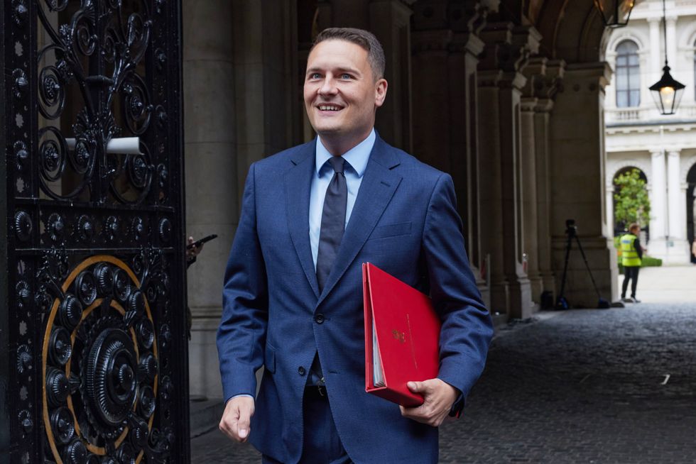 Health secretary Wes Streeting