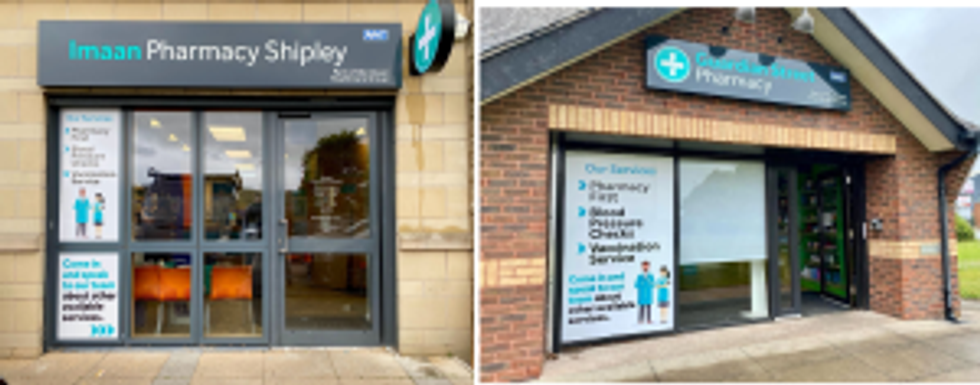 Imaan Pharmacy Shipley and Guardian Street Pharmacy in Warrington