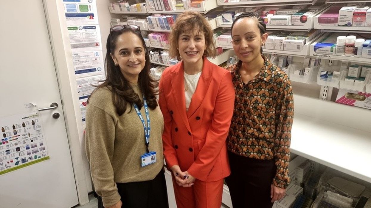 Health Secretary Victoria Atkins visits CliniChem pharmacy in Central London