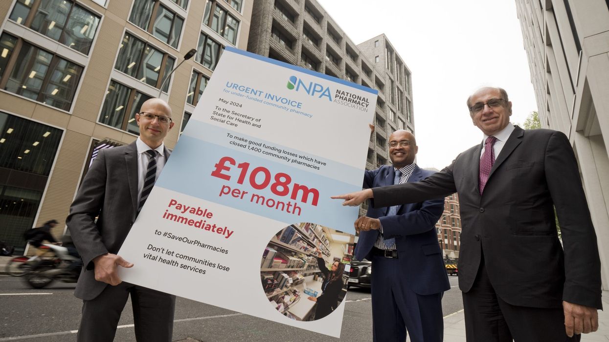 Pharmacies forced to subsidise NHS medicines: NPA hands £108m invoice to DHSC