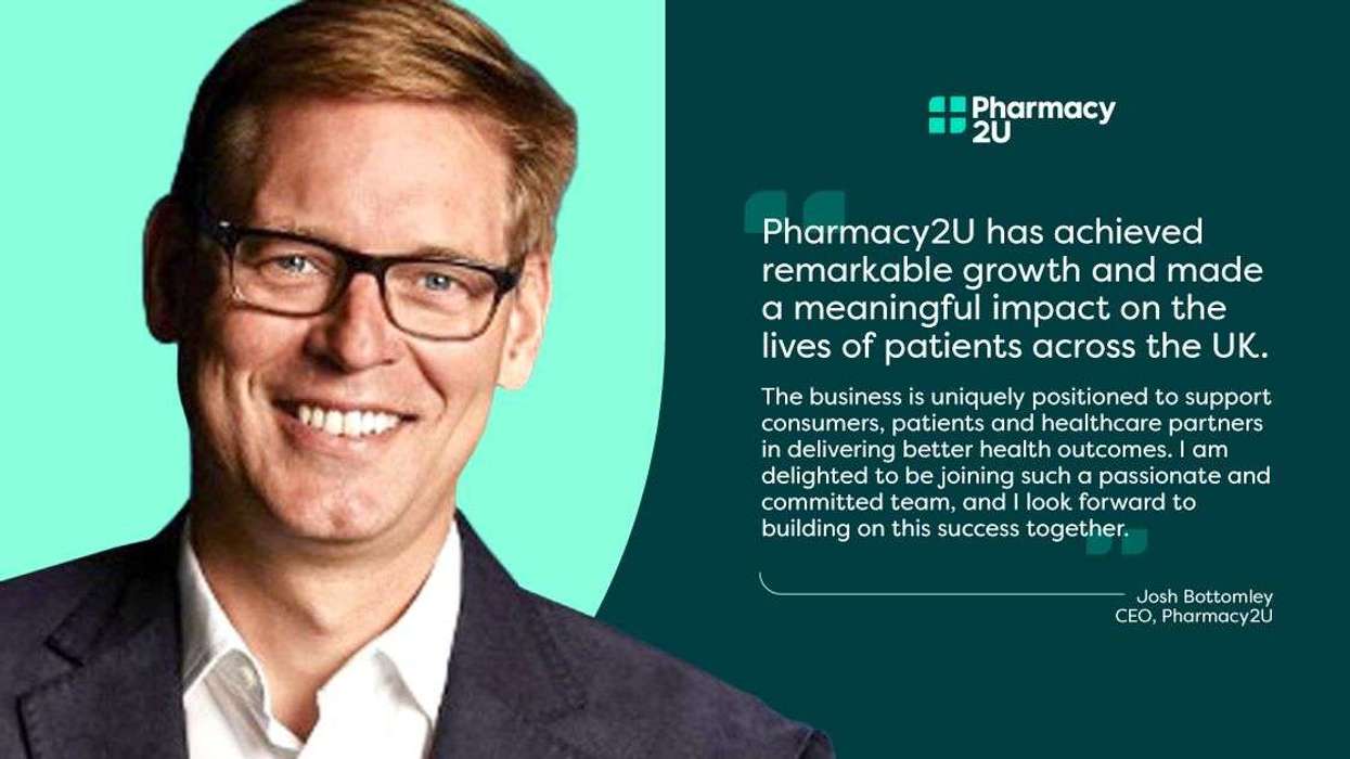 Josh Bottomley succeeds Kevin Heath as Pharmacy2U CEO