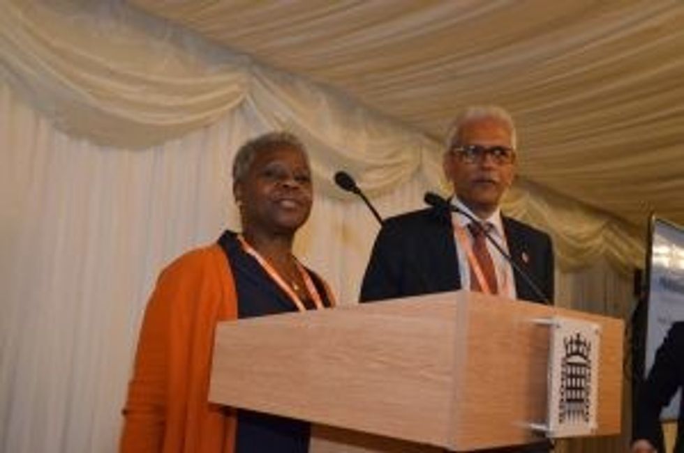 Prof. Dame Donna Kinnair and Mahendra