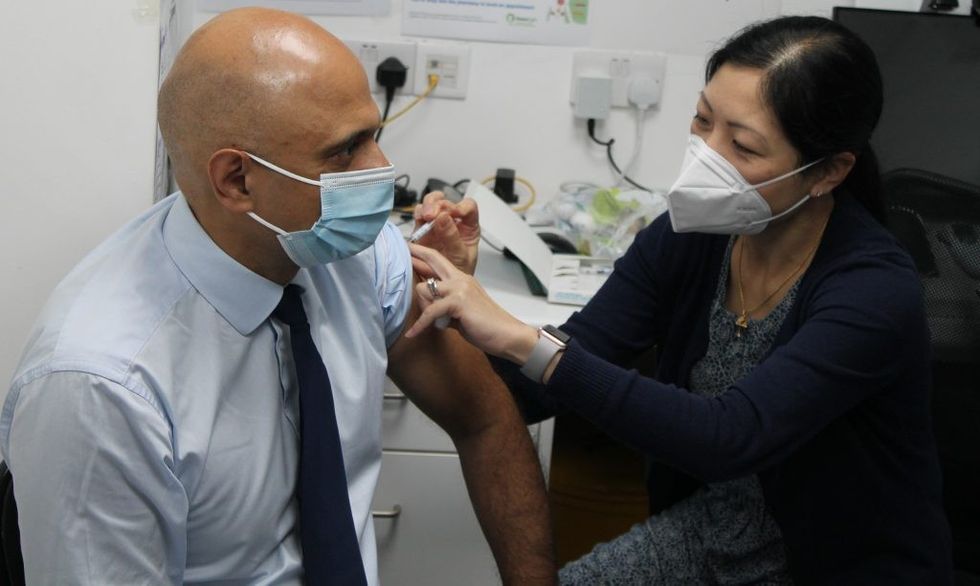 sajid javid flu jab