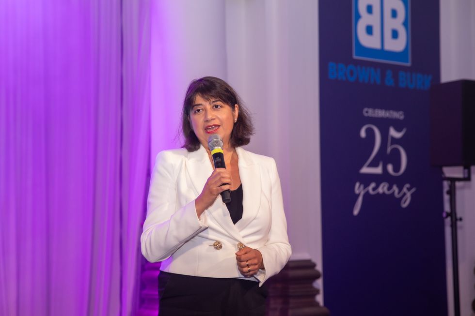 Seema Malhotra MP at Brown & Burk 25th anniversary