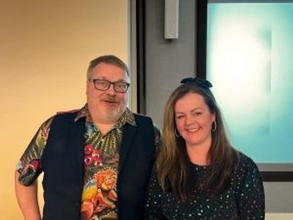 STUC President Mike Arnott with PDA Representative and Ability Network member Susan MacKinnon