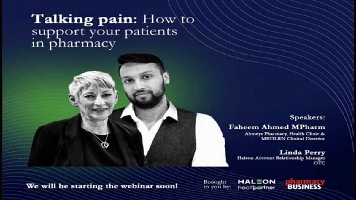 Talking pain:how to support your patients in pharmacy