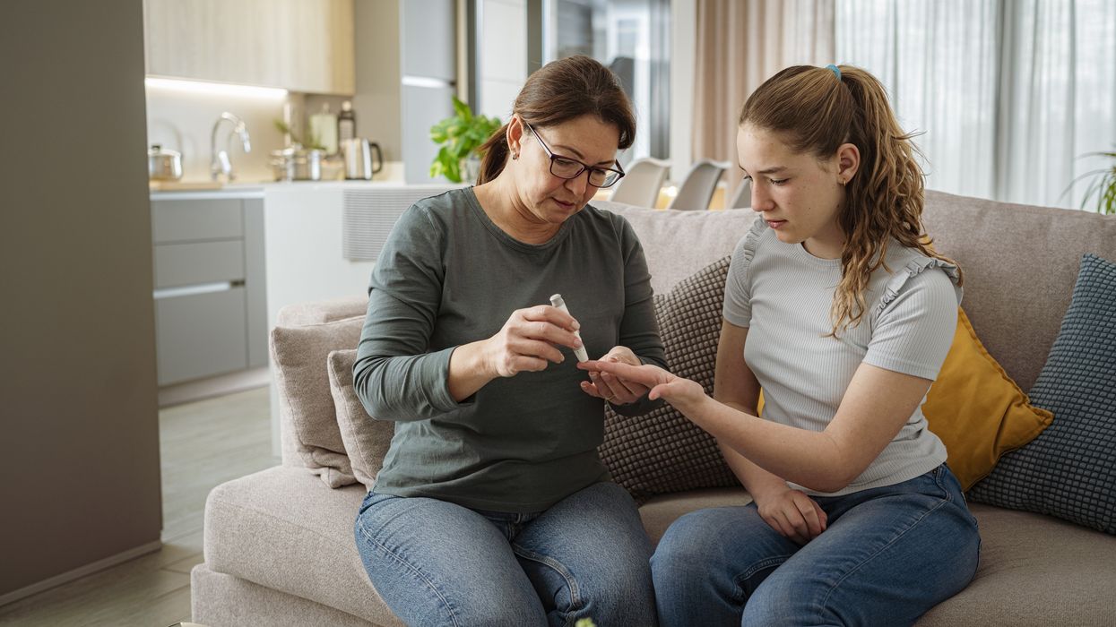 type 1 diabetes in lab tests