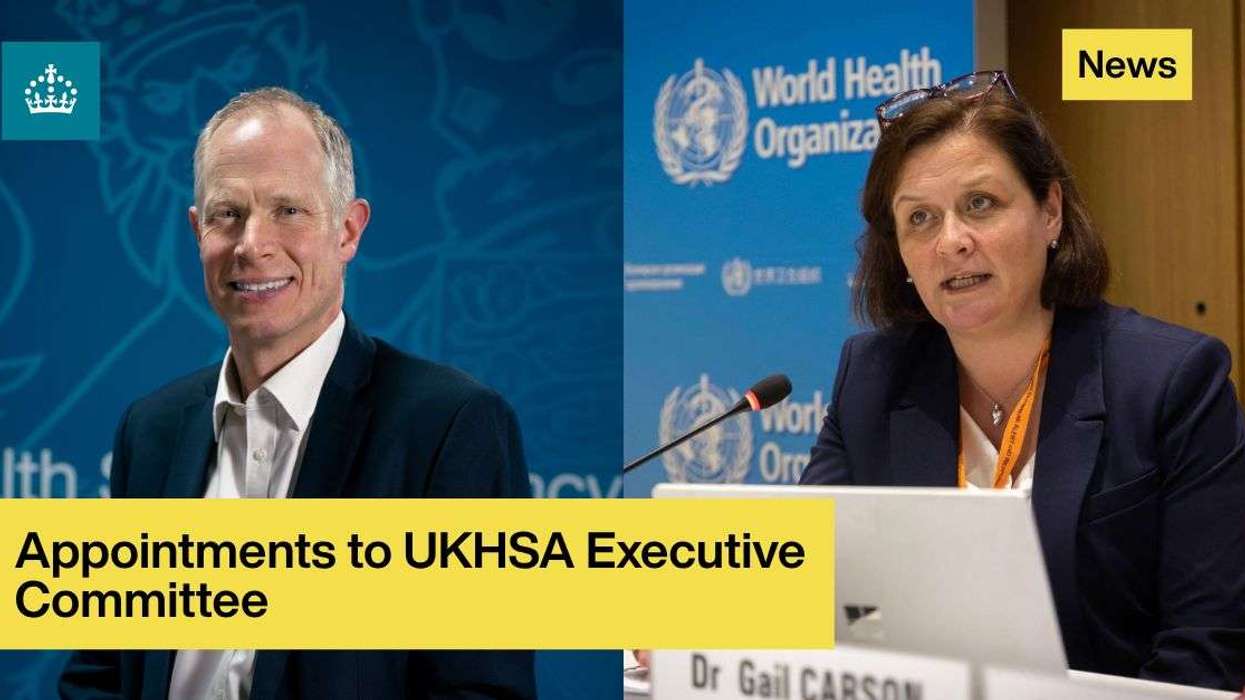 UKHSA appoints Chief Medical Advisor and Chief Scientific Officer