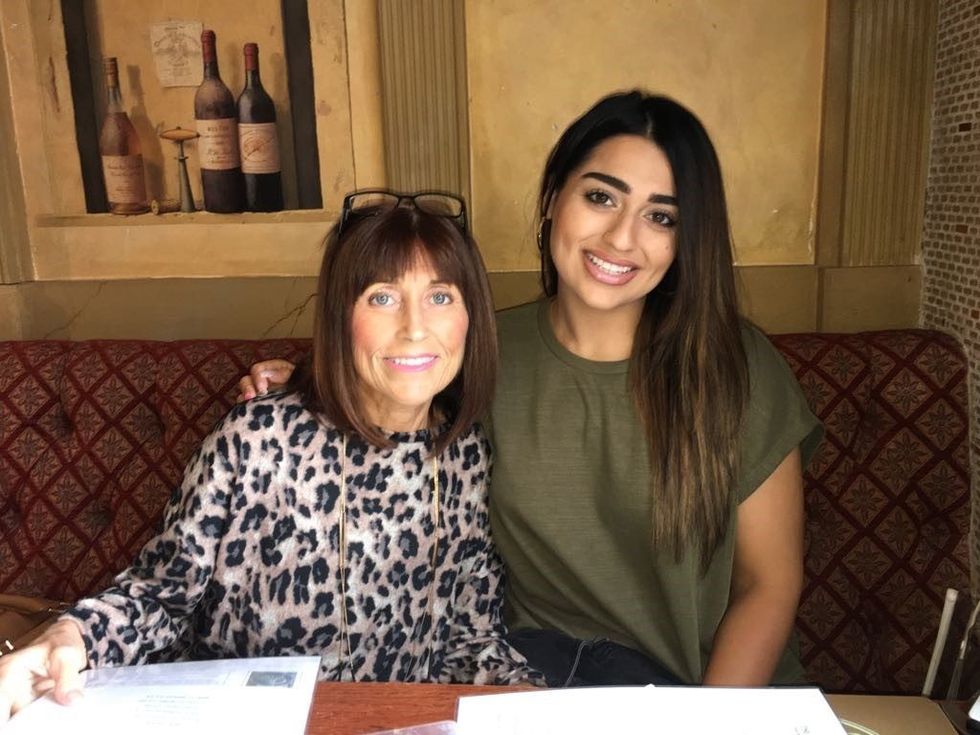 yasmine with mum