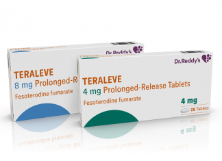 Dr. Reddy’s Teraleve 4 and 8mg